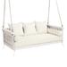 Sunday Porch Swing with Cushions - Whitewash - Ballard Designs Whitewash - Ballard Designs