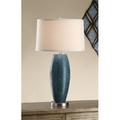 Crestview Collection Melrose 28.75" Blue Table Lamp Ceramic in Blue/Green | 28.75 H x 16 W x 16 D in | Wayfair CVAP1348