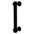 Allied Brass Continental Door Pull C to C, Glass in Black | 10.1 H x 1.5 W x 2.5 D in | Wayfair 402-BKM