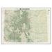 National Geographic Maps Colorado State Wall Map in Blue | 30 H x 40 W x 0.25 D in | Wayfair RE01020401