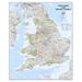 National Geographic Maps England & Wales Classic Wall Map,36" x 30" in Blue | 36 H x 30 W in | Wayfair RE01020666
