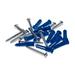 Triton Products LocBoard Mounting Pegboard Accessory Kit Steel in Blue/Gray | 0.125 H x 4 W x 4 D in | Wayfair LB-MHKS