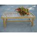 Anderson Teak Cambridge Teak Picnic Outdoor Bench Wood/Natural Hardwoods in Brown/White | 17 H x 48 W x 18 D in | Wayfair BH-748B