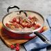 Tramontina Style Ceramica 11" Non-Stick Skillet w/ Lid Non Stick/Ceramic in Red | 5.478 H in | Wayfair 80110_045DS