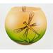 Womar Glass Dragon Fly Decorative Bowl Glass & Crystal in Green/Orange | 5 H x 5 W x 5 D in | Wayfair GD041082