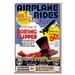 Buyenlarge Airplane Rides Inman Bros. Flying Circus Vintage Advertisement on Wrapped Canvas in Blue/Red/Yellow | 30 H x 20 W x 1.5 D in | Wayfair