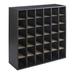 Safco Products Company Mail Sorter Wood in Black/Brown | 32.75 H x 33.75 W x 12 D in | Wayfair 7766BL