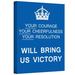ArtWall Government of the United Kingdom Textual Art on Canvas in Blue/White | 18 H x 14 W x 2 D in | Wayfair UK03-14x18-w