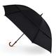 Gustbuster HOTEL Doorman XL- Huge Vented Hook handle Black umbrella