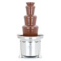 Sephra Chocolate Fountain Machine- 3 Tier Commercial Cascading Chocolate Fondue Machine- 27" Large Chocolate Maker with Heated Stainless Steel Basin, WhisperQuietTM Motor & QuicksetTM Tier Assembly