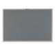 Nobo EuroPlus Felt Noticeboard with Fixings and Aluminium Frame, 900 x 600 mm - Grey