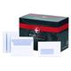 Plus Fabric C6 White Wallet Self Seal Envelope, 120 gsm, Pack of 500