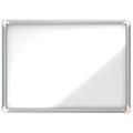 Nobo Magnetic Lockable Notice Board 8 x A4, Premium Plus, White, 1902559