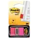 Post-It Index Flags 50 Per Pack 25mm Bright Pink Ref 680-21 [Pack 12]