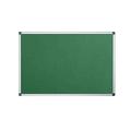 Bi-Office Notice Board Maya, Green Felt, Aluminium Frame, 120 x 120 cm