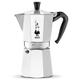 Bialetti Moka Express Aluminium Stovetop Coffee Maker (9 Cup), 420ml, Silver.