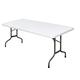 Bolero Foldaway Rectangular Utility Table 6Ft 745X1827X750mm Legs Fold Into Top