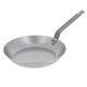 De Buyer 5610.24 Mineral B Element Round Frying Pan, 24 cm Diameter, Silver Grey