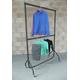 The Shopfitting Shop 3ft Long x 7ft High Double Hanging Metal Clothes Rail Wardrobe SUPER HEAVY DUTY