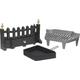 16" Style Solid Fuel Coal Fire Grate Set