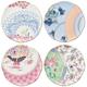 Wedgwood Butterfly Bloom Set of 4 Plates 20cm, Multicoloured