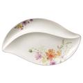 Villeroy & Boch Mariefleur Salad Serving Plate, 50 x 30 cm, Premium Porcelain, White/Multicoloured, Basic