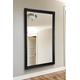 Large Black Antique Style Rectangle Wall Mounted Mirror 5Ft6 X 3Ft6 167x106cm