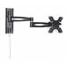 Master Mounts Swivel Wall Mount for LCD Holds up to 25 lbs in Black | 8.75 H x 3.25 W x 8.75 D in | Wayfair 403L
