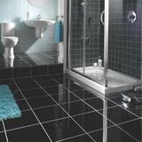 MSI Premium Black 12" x 12" Honed Granite Floor & Wall Tile Natural Stone/Granite in Black/Gray/White | 12 H x 12 W x 0.38 D in | Wayfair