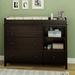 South Shore Little Smileys Changing Table Dresser Wood in Brown | 36.625 H x 47.25 W x 19.5 D in | Wayfair 3759337