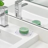 iDesign Plastic Bar Soap Savers Holder for Bathroom Shower - Rectangular, Clear Plastic | 0.5 H x 5.25 W x 3.5 D in | Wayfair 29300