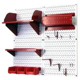 Wall Control Hobby Craft Pegboard Organizer Storage Kit, Metal in Gray | 32 H x 32 W x 9 D in | Wayfair 30-CC-200 GVR