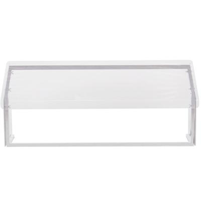 Carlisle 916007 60" x 12 1/4" x 13 1/4" Aluminum Standard Single Sneeze Guard for Five Star Buffet Bars