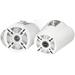 Bazooka MT8265W 8 & 6.5 250-Watt Double-Ended Marine Tubbies (White)