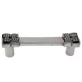 Vicenza Designs Medici 3" Center to Center Bar/Handle Pull Metal in Gray | 0.75 W in | Wayfair K1133-AS