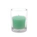 Jeco Inc. Zest Round Glass Unscented Votive Candle Paraffin in Blue | 2.5 H x 2 W x 2 D in | Wayfair CVZ-023
