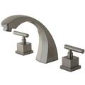 Elements of Design Rio Double Handle Deck Mounted Roman Tub Faucet Trim in Gray | 7.25 H in | Wayfair ES4368CQL