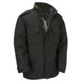 M65 Military Field Jacket With Removable Quilted Inner Liner - Black (XL)