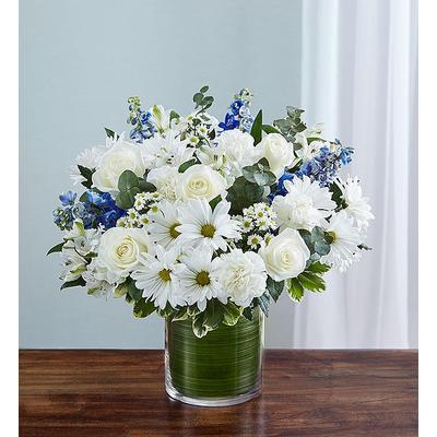1-800-Flowers Everyday Gift Delivery Cherished Memories Blue & White Small | Happiness Delivered To Their Door