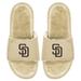 Men's ISlide Tan San Diego Padres Dune Faux Fur Slide Sandals