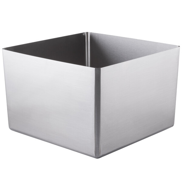 Eagle Group FNWNF-20.5-20.5-5-1 Stainless Steel 20 1/2" x 20 1/2" Fabricated Straight Wall Weld In Sink Bowl - 5" Deep