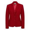 Busy Clothing Women Office Suit Jacket Blazer Burgundy Red 24
