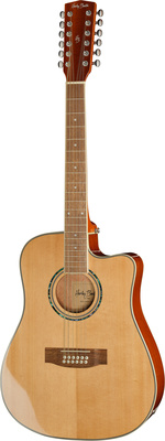 Harley Benton HBD200-12NT 12-String Westerngitarre mit Cutaway