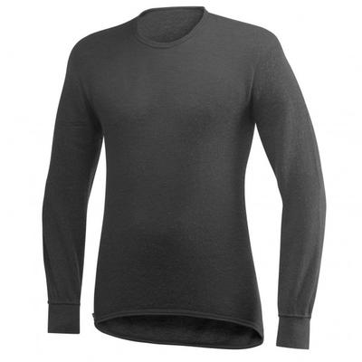 Woolpower - Crewneck 200 - Longsleeve Gr XS grau/schwarz