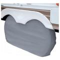 Classic Accessories Over Drive RV Dual Axle Wheel Cover Wheels 27 - 30 DIA Grey 1-Piece