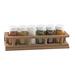 SeaTeak 15 Jar Spice Rack Wood in Brown | 2.88 H x 14 W x 4 D in | Wayfair 62436