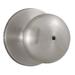 Weslock Salem Privacy (Bed & Bath) Door Knob Brass in Gray | 2.63 H x 2.63 W x 2.63 D in | Wayfair 00210SNSNFR20