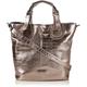 s.Oliver (Bags) Metallic Croco Shopper 39.310.94.8928, Damen Shopper, Weiß (Weiß 0010), 43x34x16 cm (B x H x T)