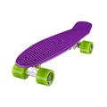 Ridge 22" Mini Cruiser Board Retro Skateboard, komplett, in lila, völlig in der EU entworfen und hergestellt