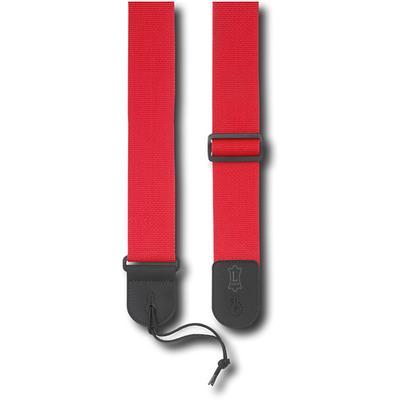 Levy's 2" Guitar Strap - Red - M8POLY-RED_31300